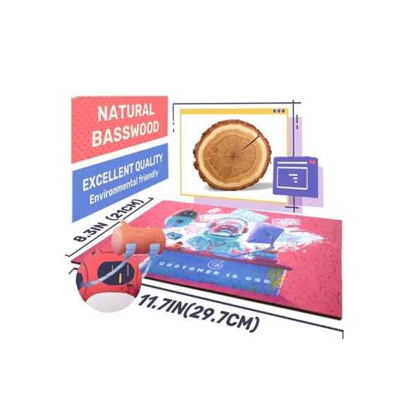 Wooden Jigsaw Puzzle - Picture 5 of 8